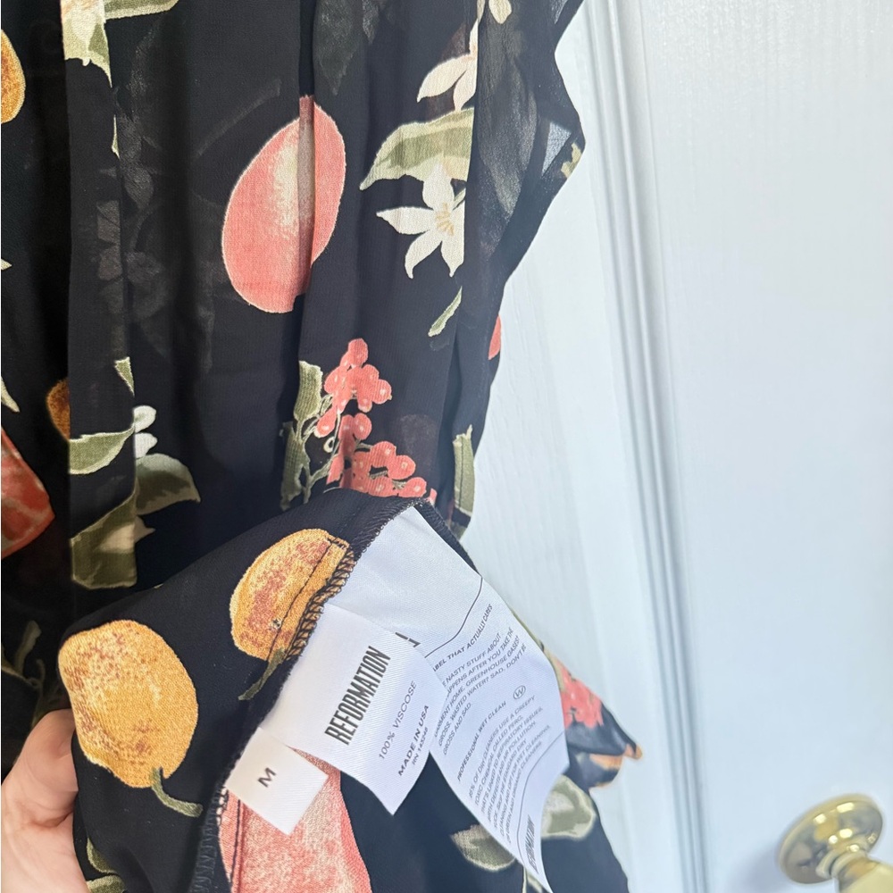 Reformation Fruitcake Midi Wrap Dress - Picture 4 of 6